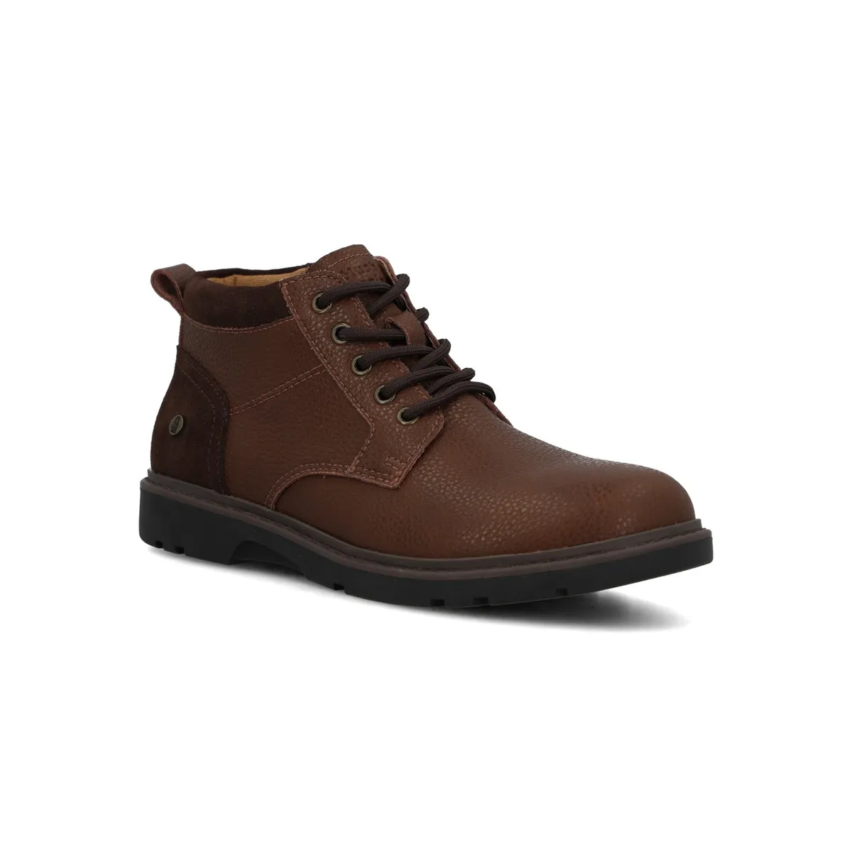 HUSH PUPPIES - Botin Cuero Niño Tico Café Oscuro HUSH PUPPIES