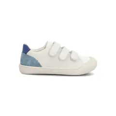 HUSH PUPPIES - Zapatilla Cuero Niño Kyle Blanco