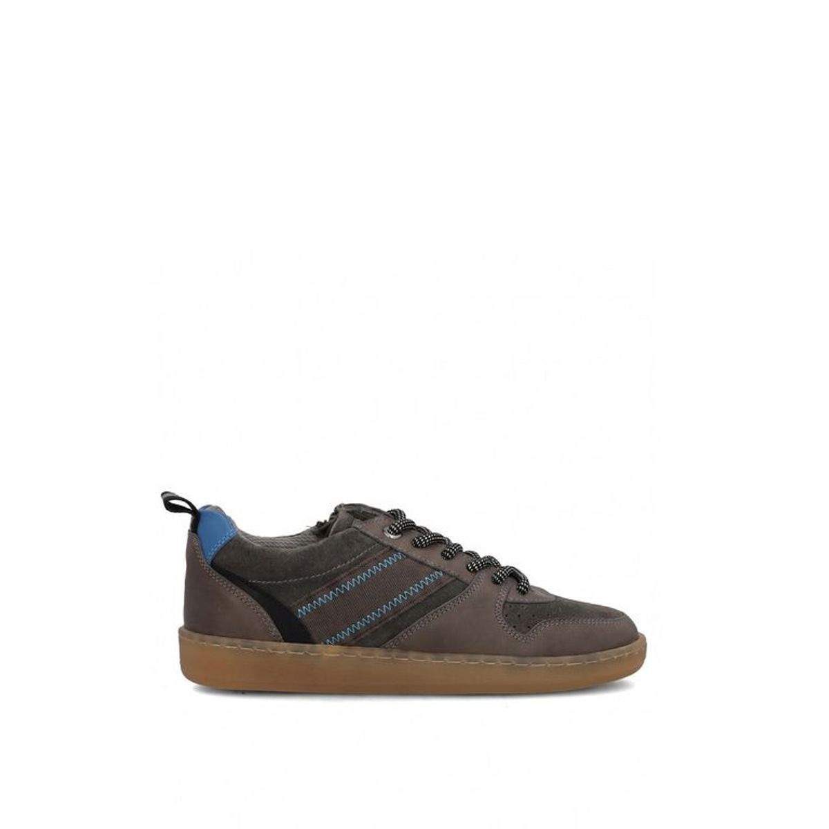 HUSH PUPPIES - Zapatilla Cuero Niño Ocaso Gris HUSH PUPPIES