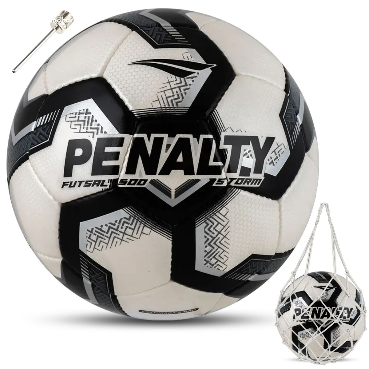 PENALTY - Pelota Balon Futsal Balon Futbol  Sala Penalty Storm Xxv Negro Gris