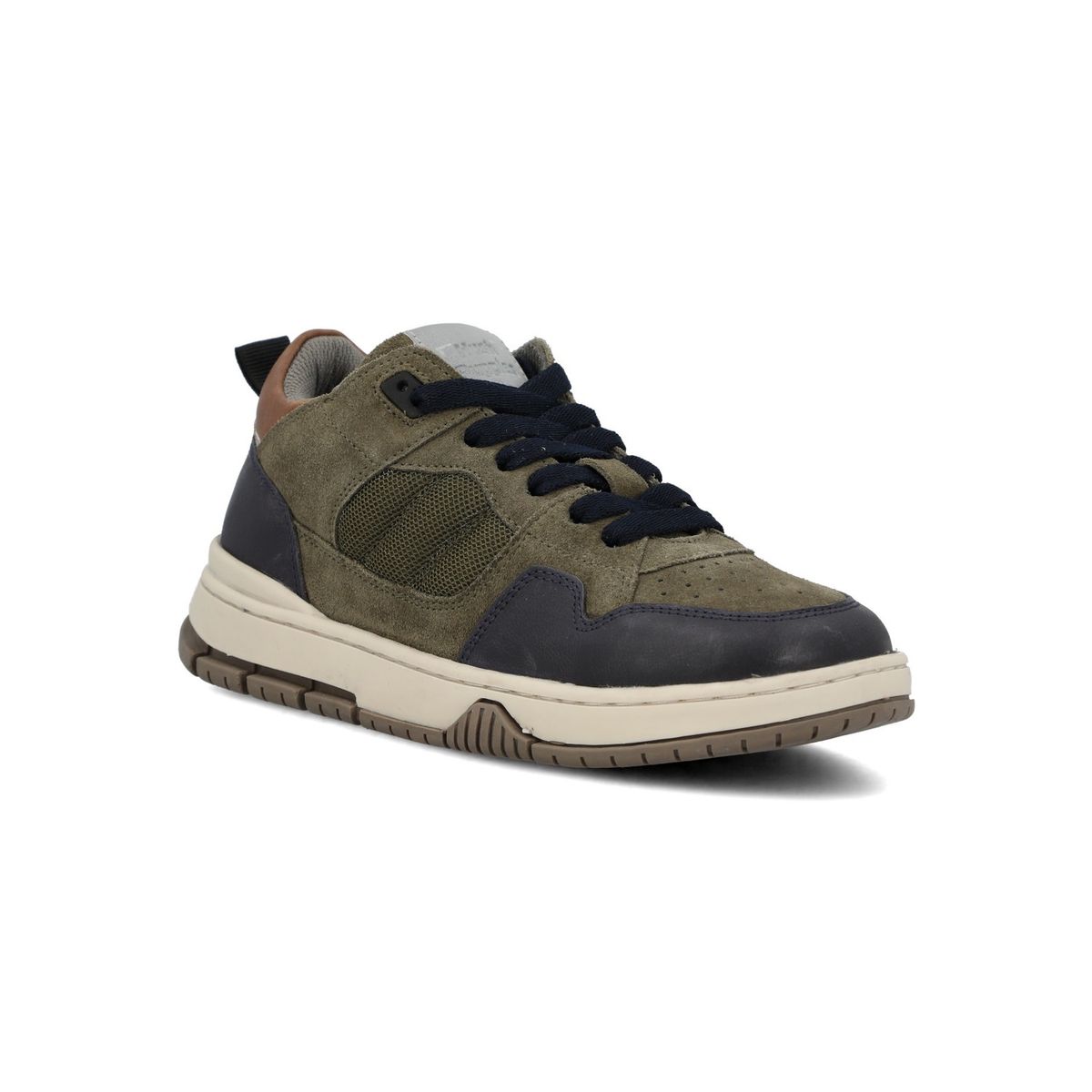 HUSH PUPPIES - Zapatilla Cuero Niño Cameo Verde HUSH PUPPIES
