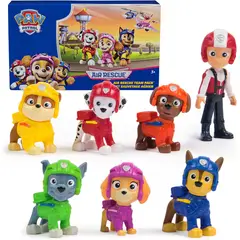 PAW PATROL - Air Rescue Pack de Figuras 7 Piezas