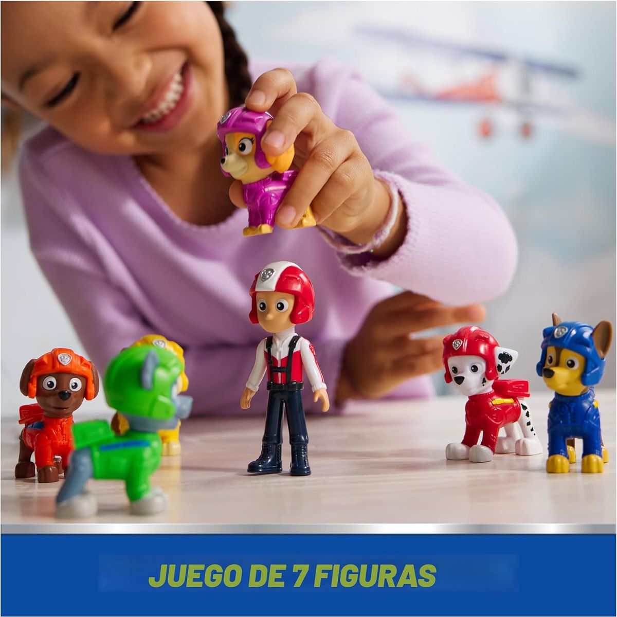 PAW PATROL - PAW Patrol Air Rescue Pack de Figuras 7 Piezas
