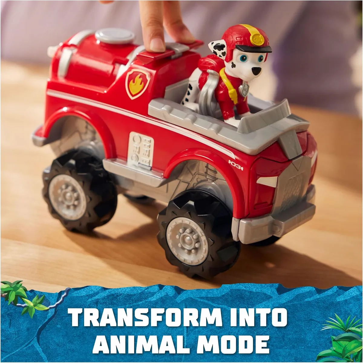 PAW PATROL - PAW Patrol Los cachorros de la selva - Vehículo Elefante de Marshall
