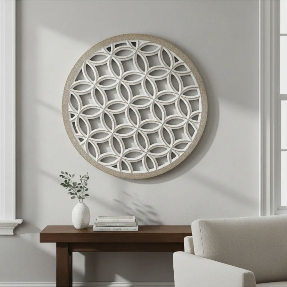 GENERICO - Cuadro Decorativo Genérico Madera 35x35cm Panel Único Cuadro