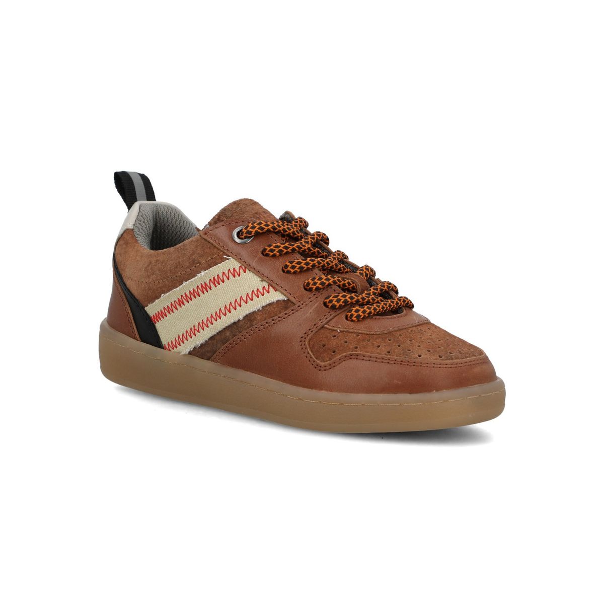 HUSH PUPPIES - Zapatilla Cuero Niño Ocaso Café HUSH PUPPIES