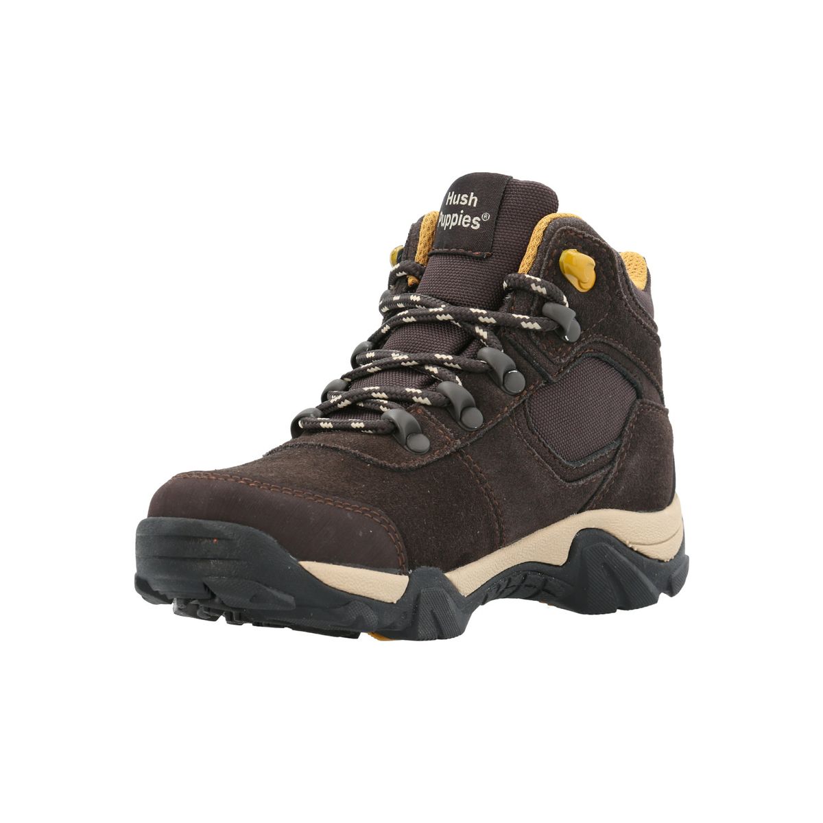 HUSH PUPPIES - Botin Niño Tezard Chocolate HUSH PUPPIES