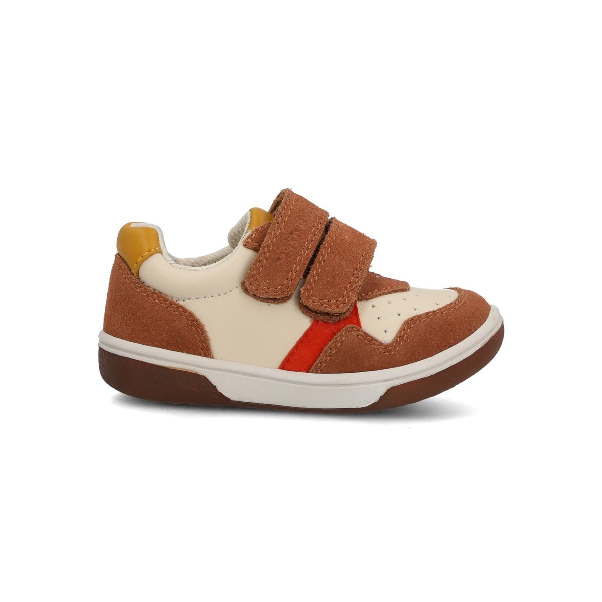 HUSH PUPPIES - Zapatilla Cuero Niño Tambe Café HUSH PUPPIES