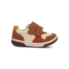 HUSH PUPPIES - Zapatilla Cuero Niño Tambe Café