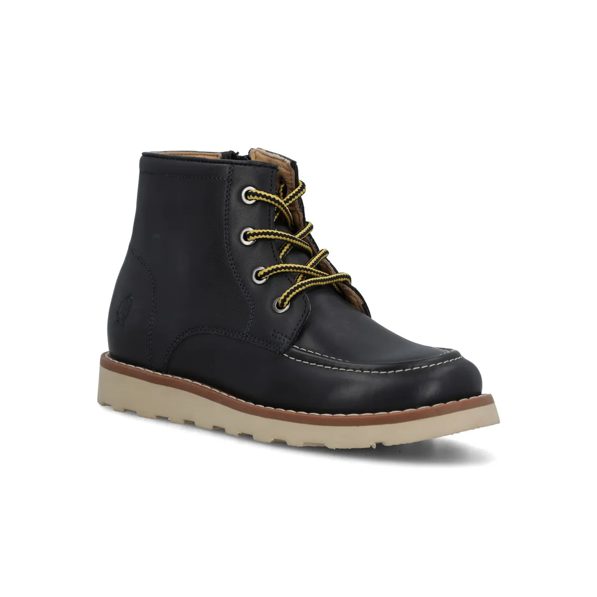 HUSH PUPPIES - Botin Cuero Niño Bruma Azul HUSH PUPPIES