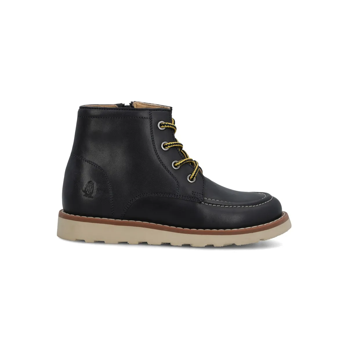 HUSH PUPPIES - Botin Cuero Niño Bruma Azul HUSH PUPPIES