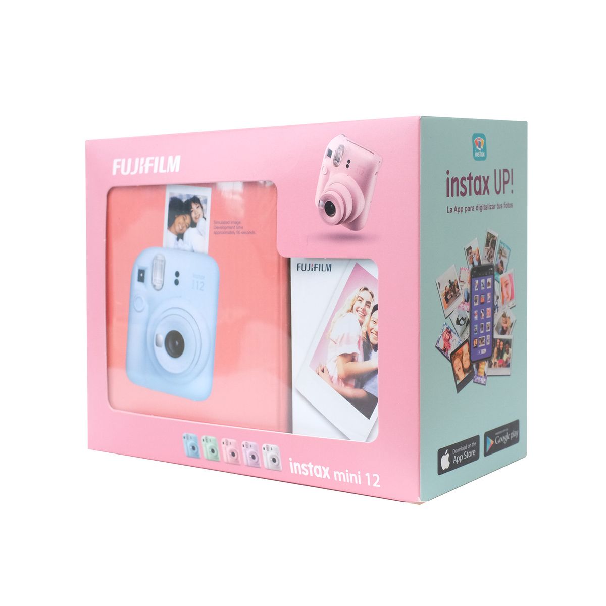 FUJIFILM - KIT INSTAX MINI 12 BLUE + FILM 20 FOTOS