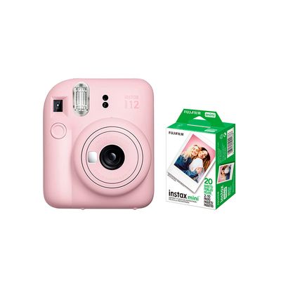 Fujifilm Kit Instax Mini 12 Pink+ Film 20 Fotos