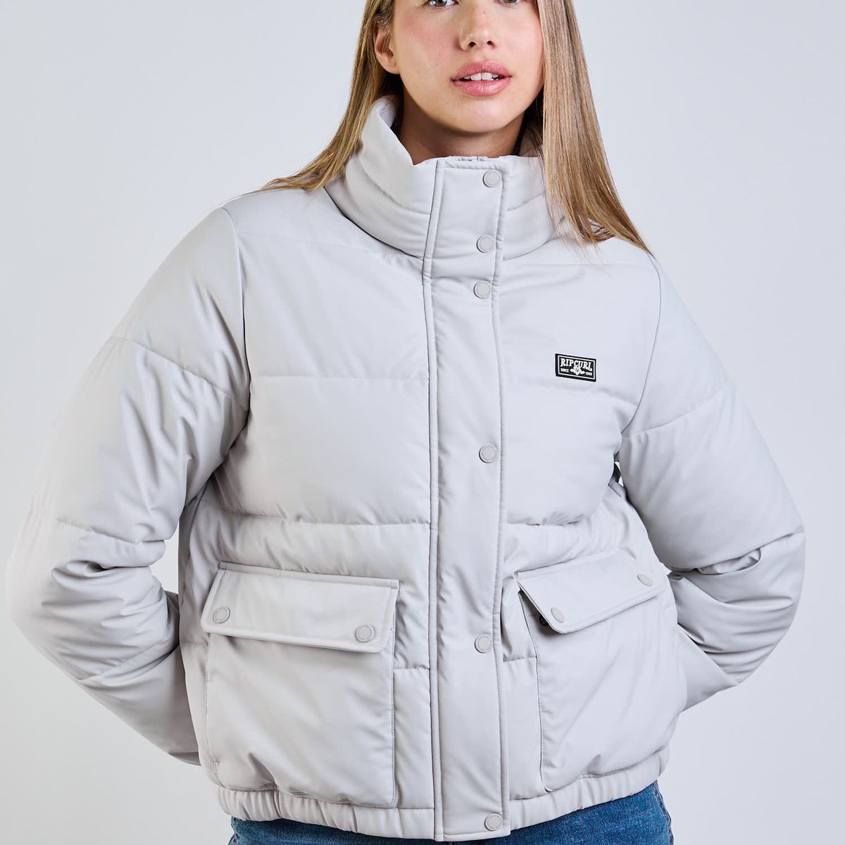 RIP CURL - Parka Desert Sand Beige Mujer Rip Curl