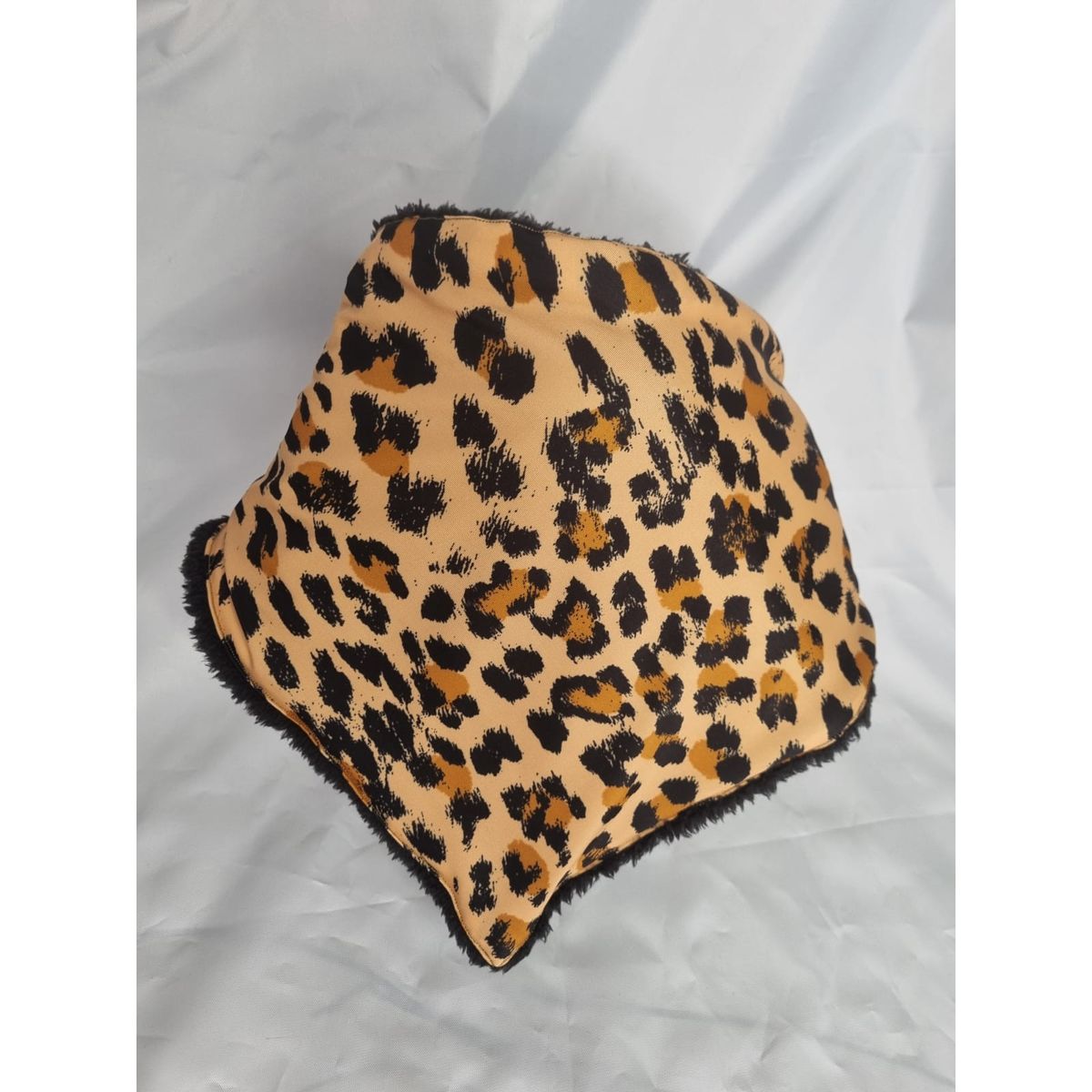EL ESPACIO DE TOMMY - Bandana invierno XL mujer animal print cafe