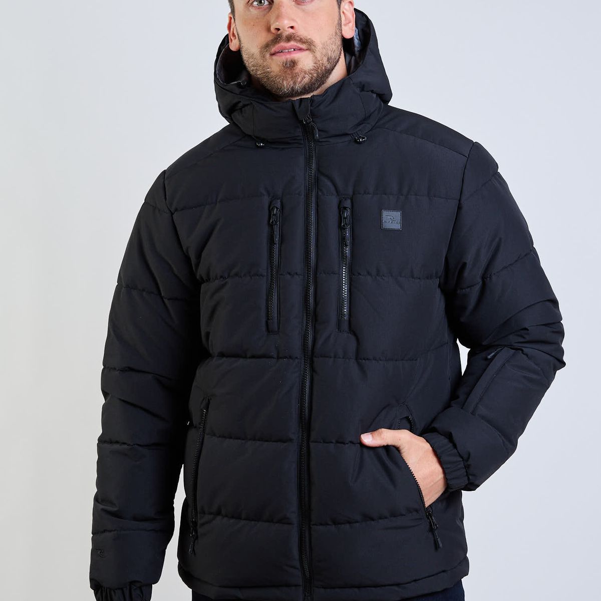 RIP CURL - Parka Blueway Negro Hombre Rip Curl