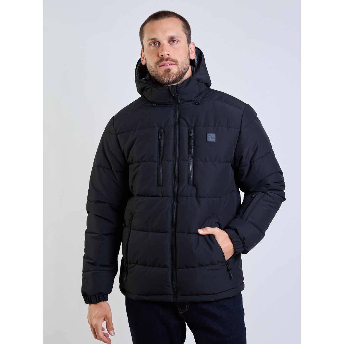 RIP CURL - Parka Blueway Negro Hombre Rip Curl
