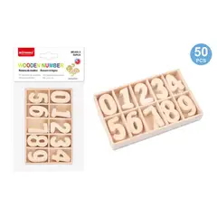 GENERICO - Números de Madera 32mm 50pcs