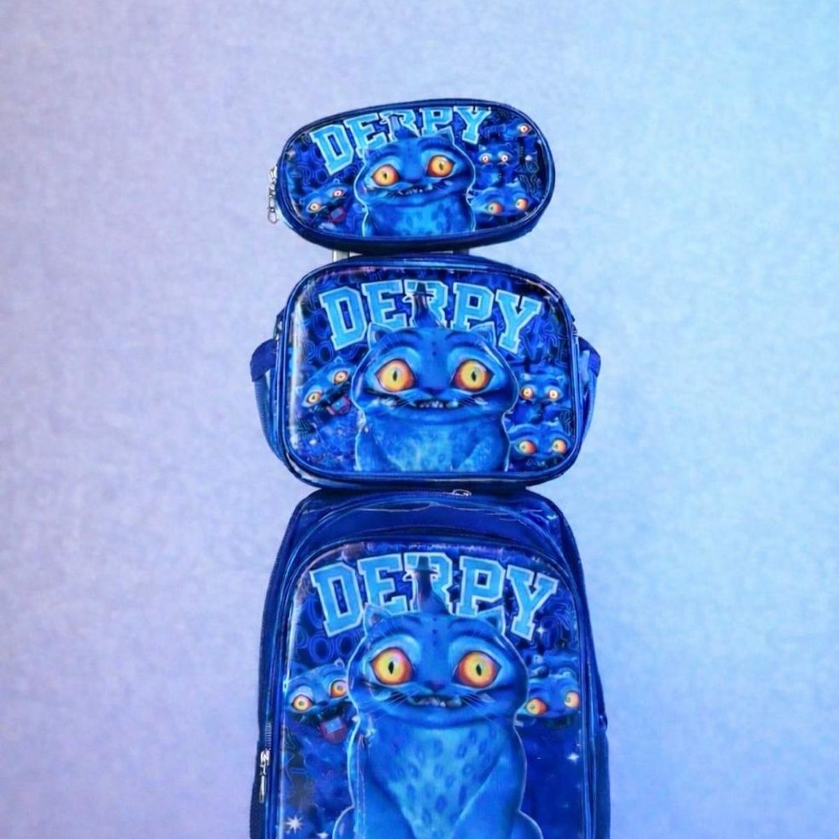 GENERICO - Set Escolar  k-pop - Derpy - Mochila + Lonchera + Estuche