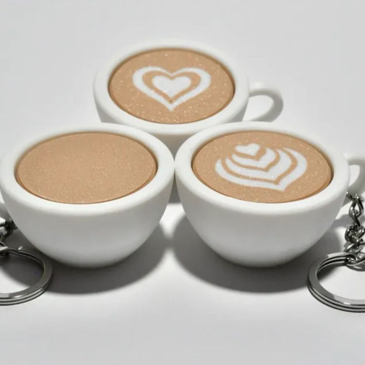 GENERICO - Figura Clicker Café con leche (pack 3 un)