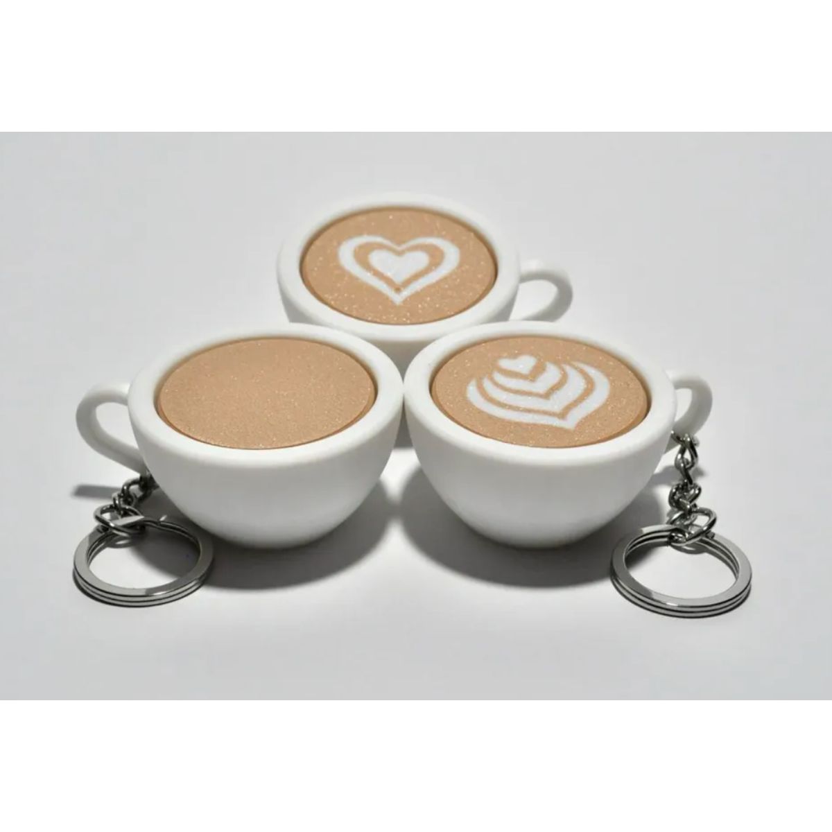 GENERICO - Figura Clicker Café con leche (pack 3 un)