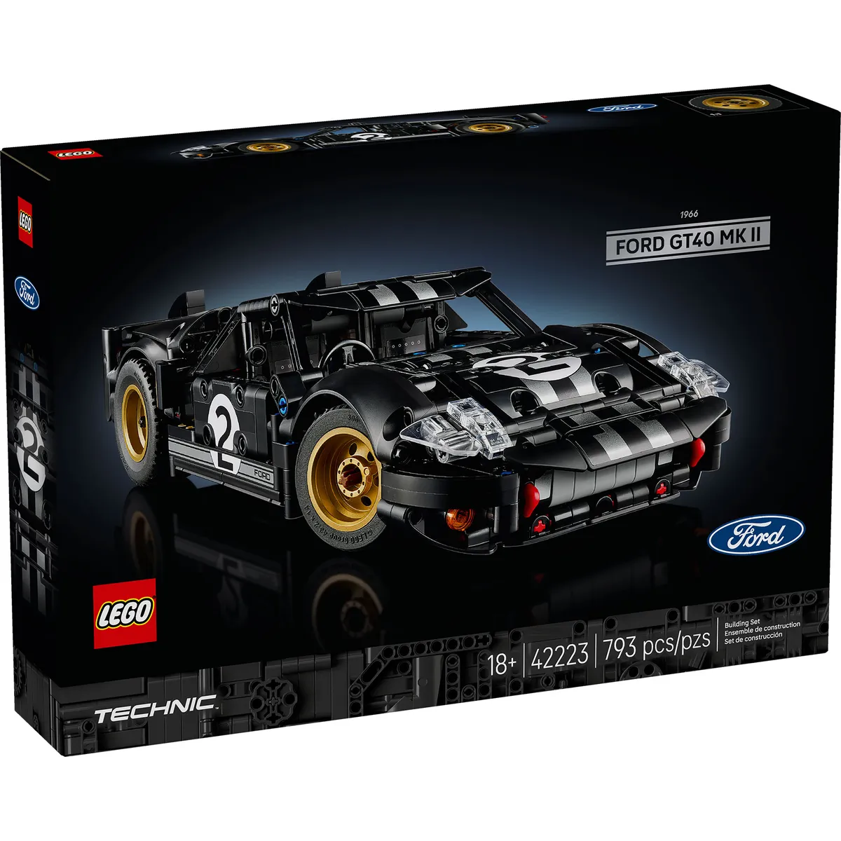 LEGO - LEGO AUTO DE CARRERAS FORD GT40 MKII DE 1966 TECHNIC 42223