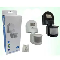 GENERICO - Sensor De Movimiento Para Proyectores LED Infrarrojo De 180 Grados