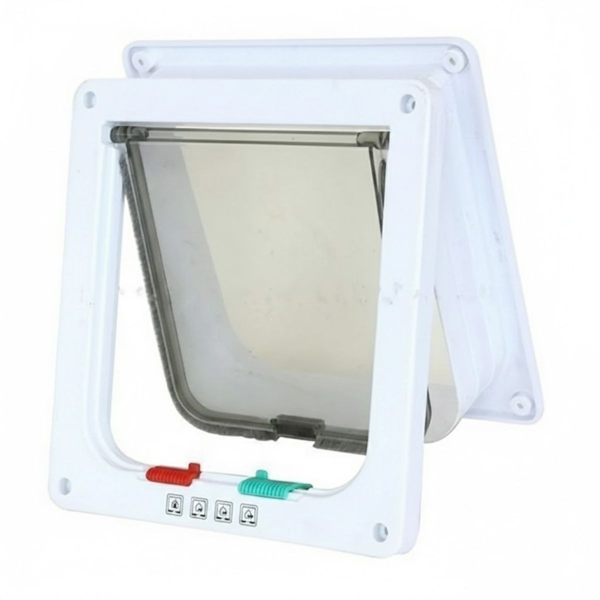 GENERICO - Puerta Exterior Pequeña Para Perro Gato Mascota
