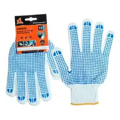 GENERICO - PACK X3 PAR DE GUANTES PROTECTORES JARDINERIA SEGURIDAD
