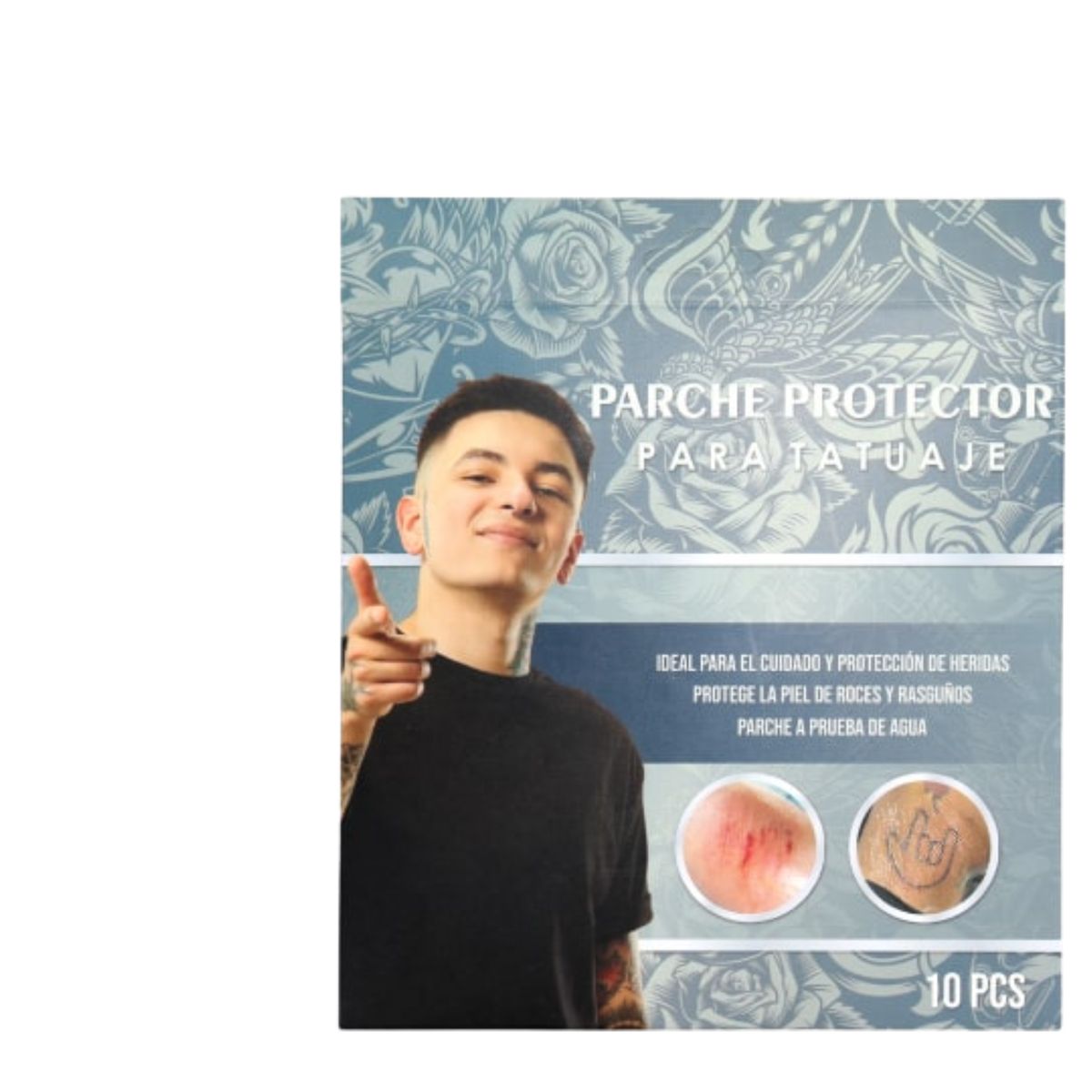 GENERICO - PARCHE PROTECTOR PARA TATUAJES Y CICATRIZACIÓN – 10 PCS