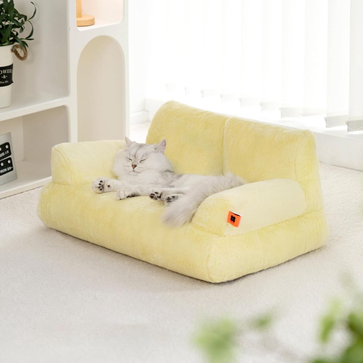 HOOPET - Cama Estilo Sofá Para Mascotas Pequeñas Antideslizante Y Desmontable