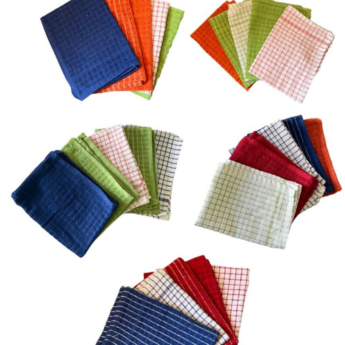 GENERICO - Pack 25 Paños de Cocina algodon Indio 34x48 cm