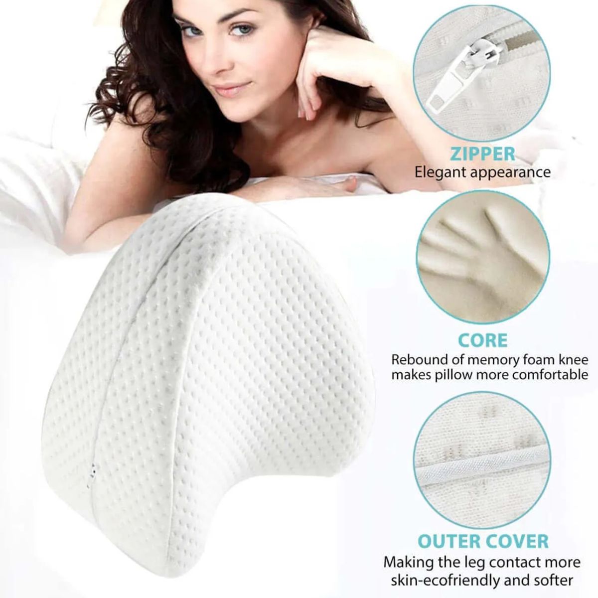MOVI - Almohada Para Piernas el Descanso Perfecto
