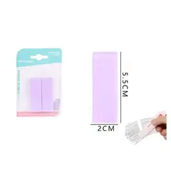 GENERICO - Goma de Borrar Purpura pastel 55x2cm 2pcs