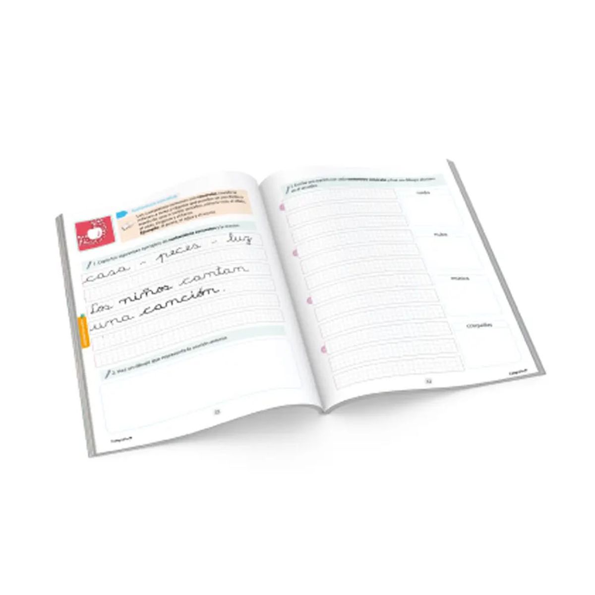 CALIGRAFIX - Caligrafix en cuadrícula 3º básico
