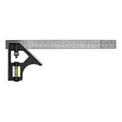 KAMASA - Escuadra Combinacion 12 PuLG / 300mm Profesional Nivelador
