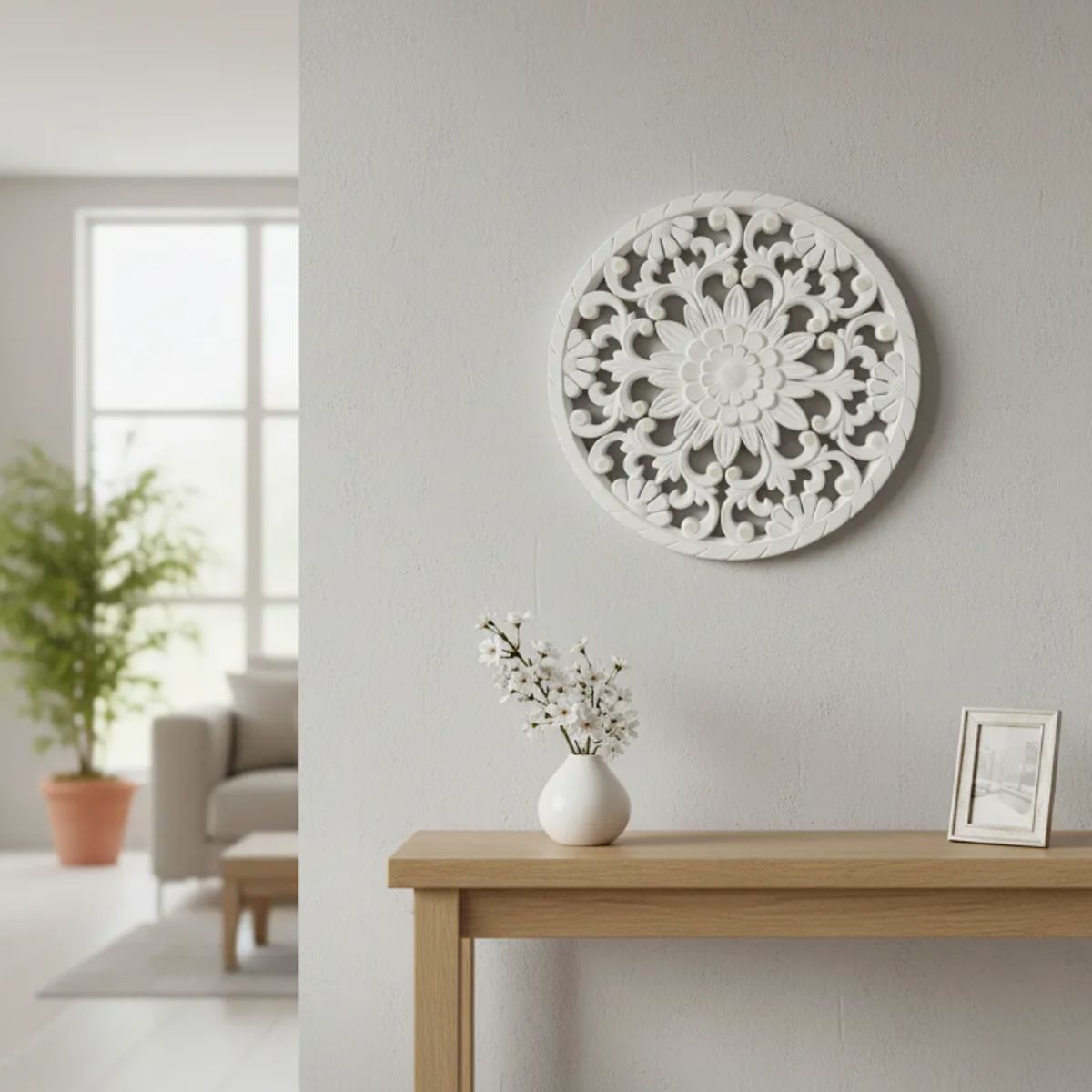 GENERICO - Cuadro Decorativo Genérico 39 Cm Panel Único Redondo