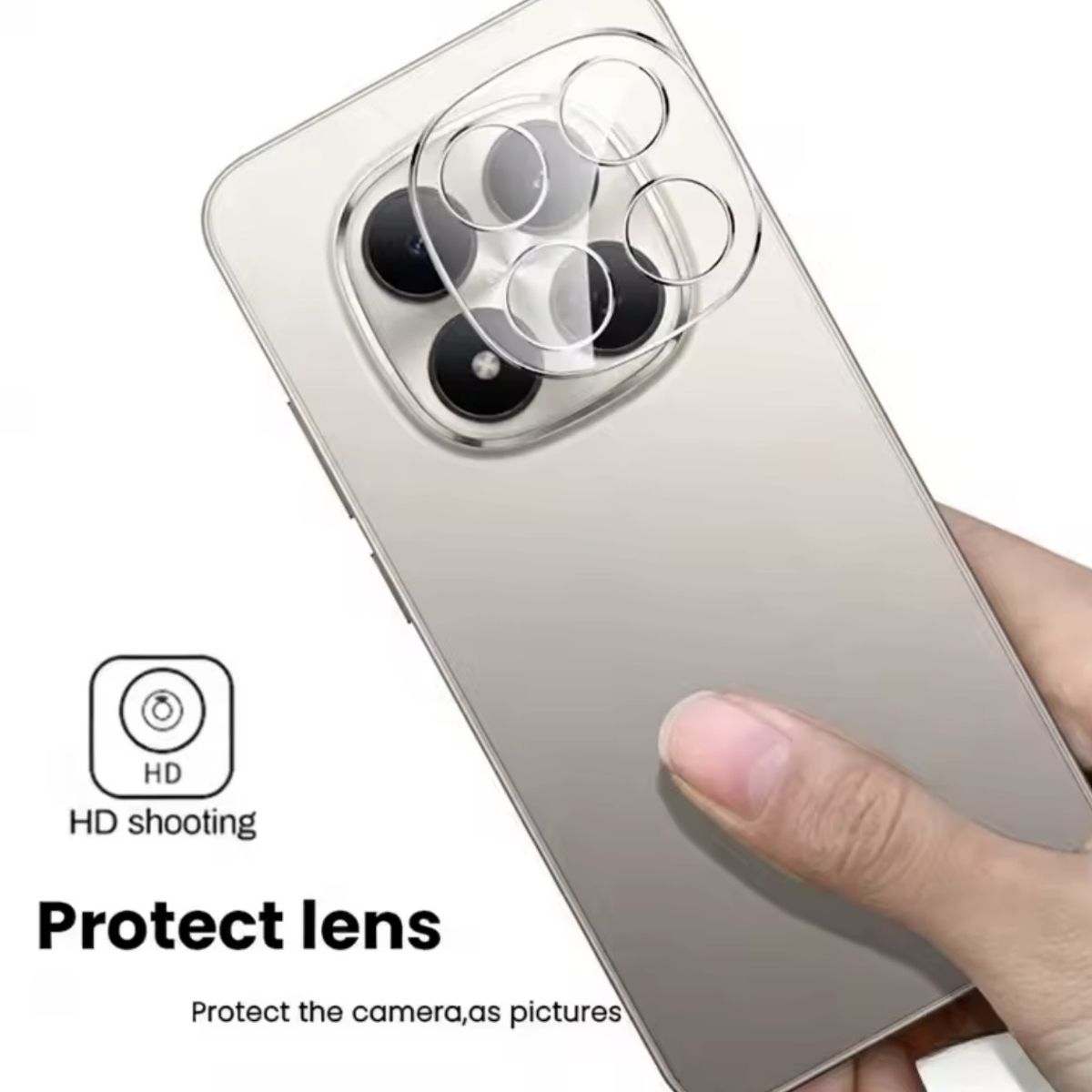 GENERICO - Lámina De Vidrio Para Camara Xiaomi Note 15 Pro 4g