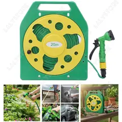 GENERICO - Manguera Retráctil De Jardín Carrete Y Pulverizador