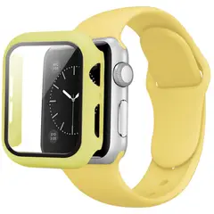 TECNOPALACE - Pack Correa Más Protector Vidrio Templado Para Apple Watch 44MM