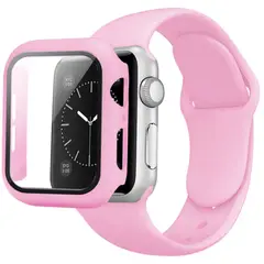 TECNOPALACE - Pack Correa Más Protector Vidrio Templado Para Apple Watch 44MM