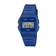 CASIO - Reloj F-91WB-2A1 Unisex Digital