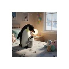 GENERICO - Peluche De Pingüino Con Hijo 50Cm Animales Kawaii