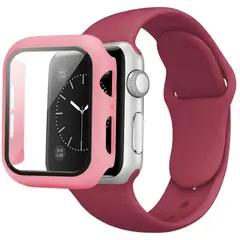 TECNOPALACE - Pack Correa Silicona y Protector Vidrio Para Apple Watch 46mm