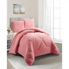 GENERICO - COBERTOR DE INVERNO TEXTURIZADA KING ROSA