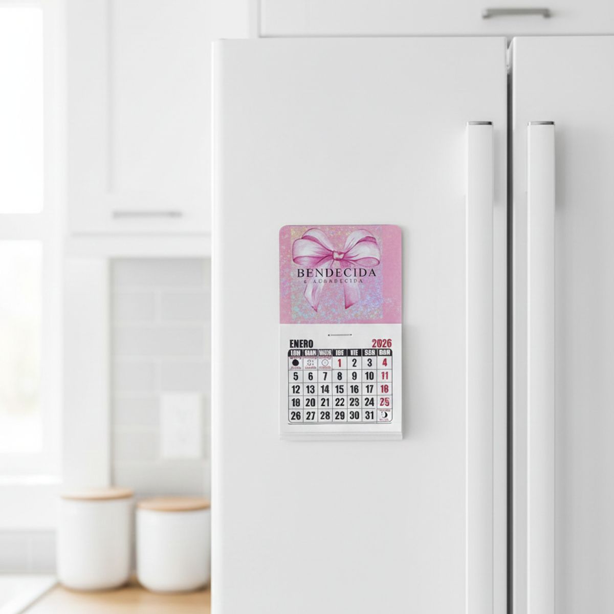 GENERICO - Calendario Imantado 2026 para Refrigerador – Diseño Inspirador