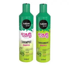 SALON LINE - Pack Shampoo Y Acondicionador Cabello Rizado Babosa