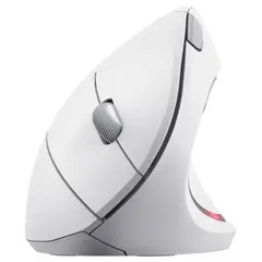 TRUST - Mouse Vertical Inalámbrico Ergonómico Verto White