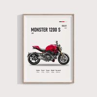 Cuadro Ducati Monster 1200 - Motociclismo Deportivo + Marco