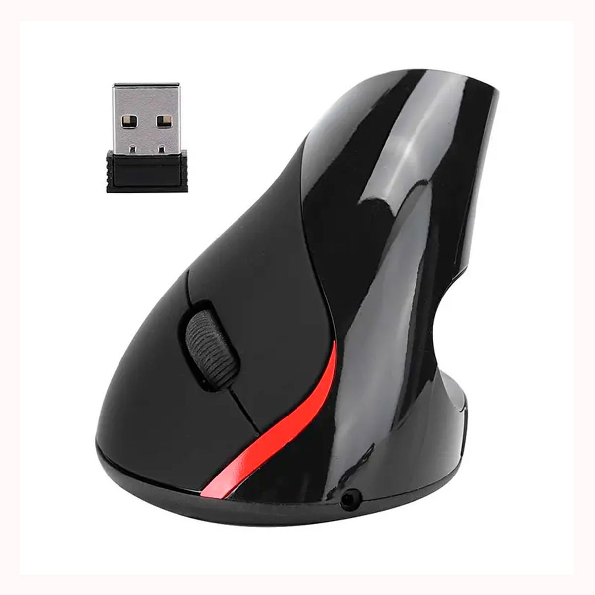 GENERICO - Mouse óptico vertical ergonómico inalámbrico Rf Pc Smart Tv